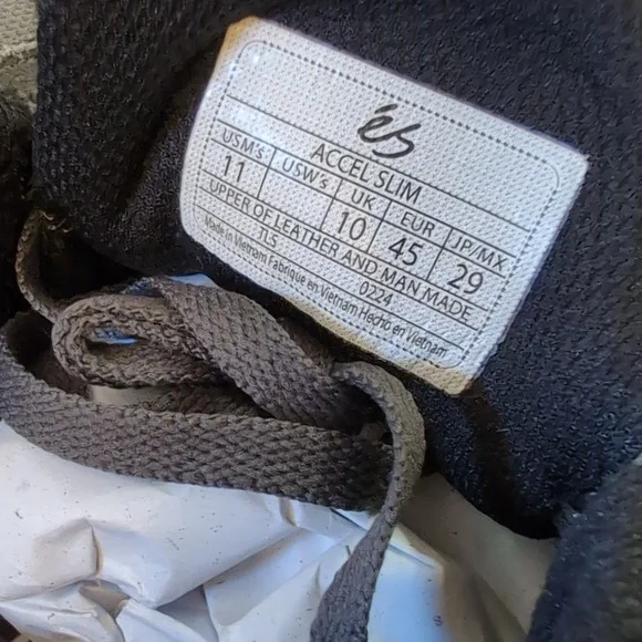 eS x Sants Accel Slim Men's Gray Shoes Size 11 - Picture 6 of 10